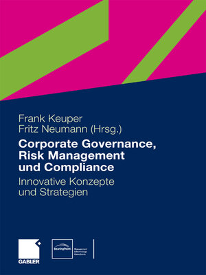 cover image of Governance, Risk Management und Compliance